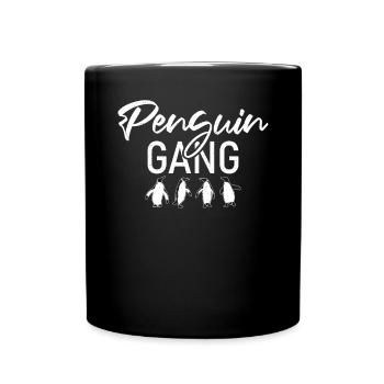 Pinguin Liebhaber Pinguin Geschenke - Tasse einfarbig - Schwarz - Vorne