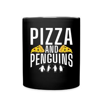 Pinguin Liebhaber Pinguin Geschenke - Tasse einfarbig - Schwarz - Vorne
