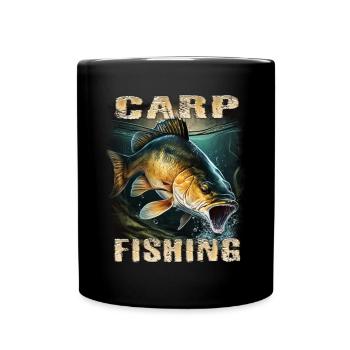 Carpe - Mug uni - noir - Devant