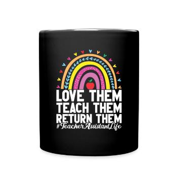 Teacher -Assistant Headmaster Teaching - Full Colour Mug - black - Front
