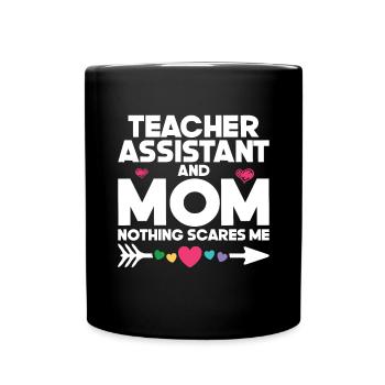 Teacher -Assistant Headmaster Teaching - Full Colour Mug - black - Front