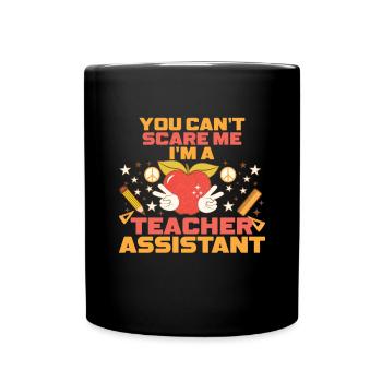 Teacher -Assistant Headmaster Teaching - Full Colour Mug - black - Front