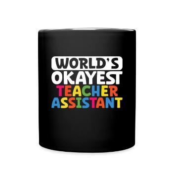 Teacher -Assistant Headmaster Teaching - Full Colour Mug - black - Front