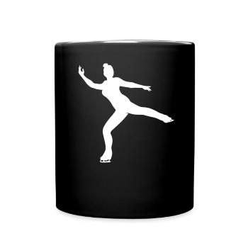 Patinage artistique Patinage artistique Patinage sur glace Cadeau - Mug uni - noir - Devant