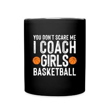 Drôle d’entraîneur de basketball Entraîneur d’équipe masculine féminine I - Mug uni - noir - Devant