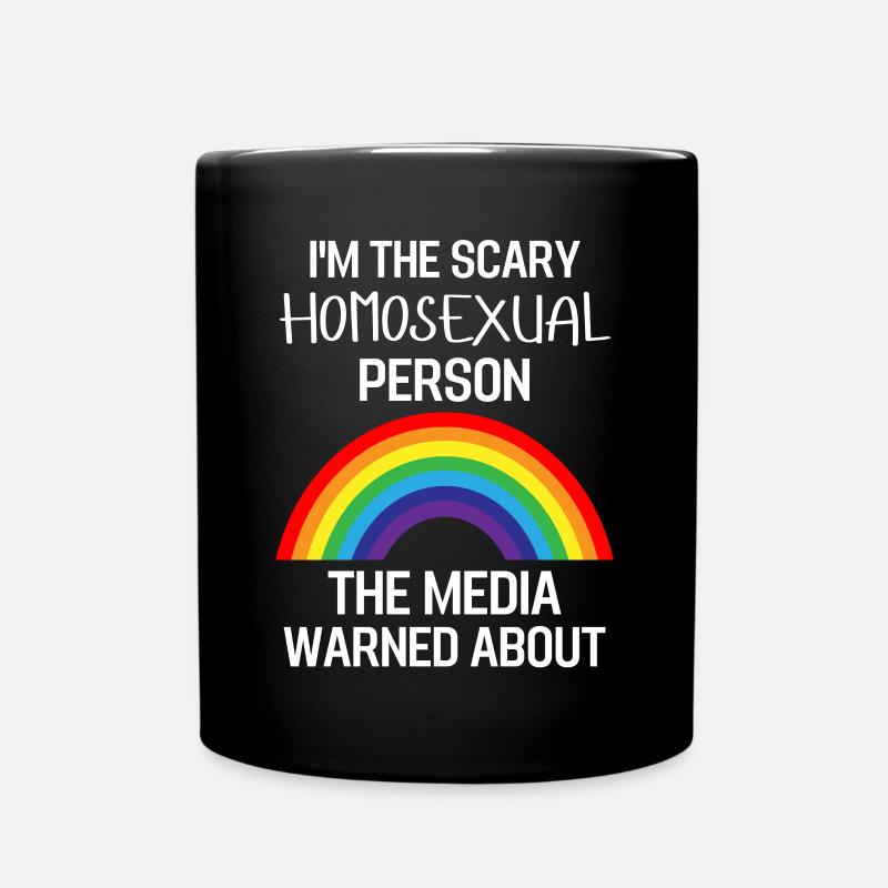 Pride Month Regenbogen Gay Pride Geschenk LGBT - Tasse einfarbig - Schwarz