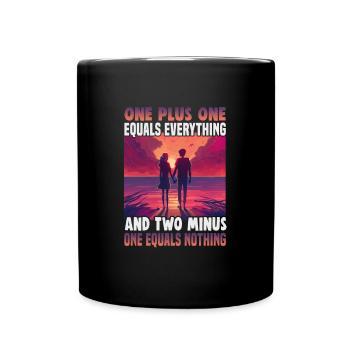 Valentinstag Geschenke Liebhaber Und Paare Designs - Tasse einfarbig - Schwarz - Vorne