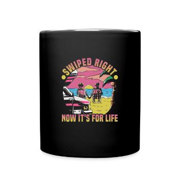 Valentinstag Geschenke Liebhaber Und Paare Designs - Tasse einfarbig - Schwarz - Vorne