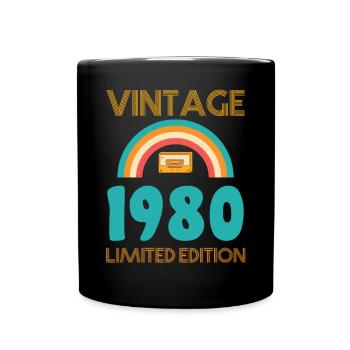 Rétro Classique 1980 - Mug uni - noir - Devant
