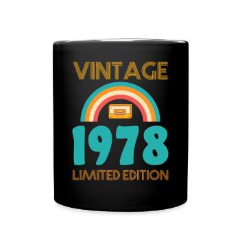 Chemise vintage 1978 - Mug uni - noir - Devant