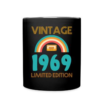 Born 1969 T-Shirt - Full Colour Mug - black - Front