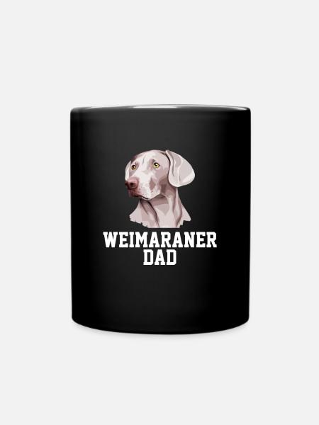 weimaraner weimaraner dog - Tasse einfarbig - Schwarz