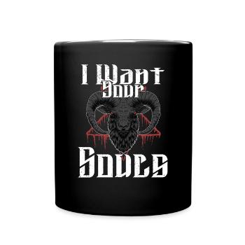 Satan Belzébuth Diable Gothique Pentagramme Mystique - Mug uni - noir - Devant