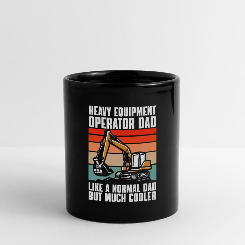 Construction machinery operator Excavator driver Excavator driver Construction workers Full Colour Mug