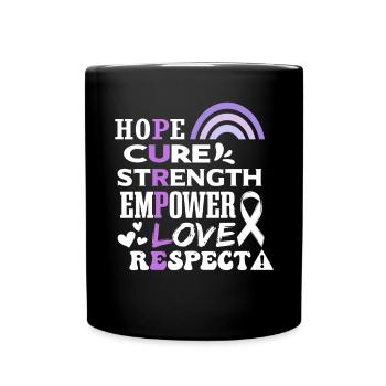 Epilepsy Awareness - Full Colour Mug - black - Front