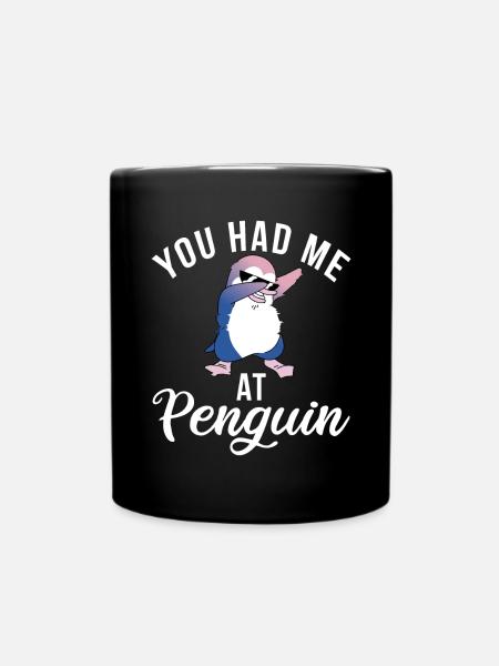 Pinguinliebhaber Pinguin Geschenke - Tasse einfarbig - Schwarz