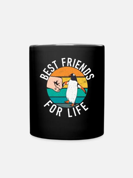 Pinguinliebhaber Pinguin Geschenke - Tasse einfarbig - Schwarz