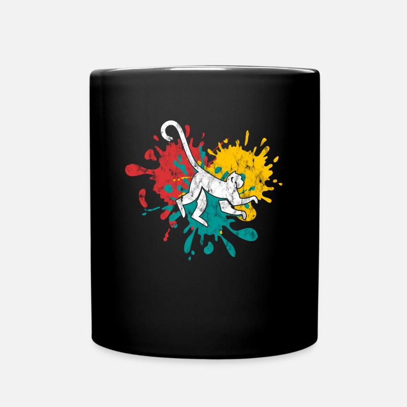 Monkey monkey - Full Colour Mug - black