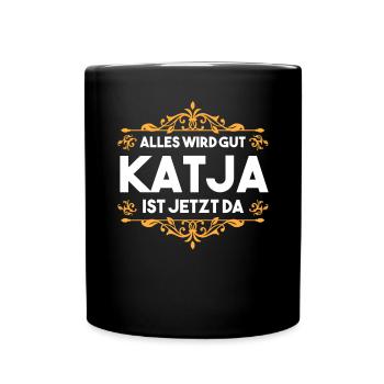Katja - Tasse einfarbig - Schwarz - Vorne