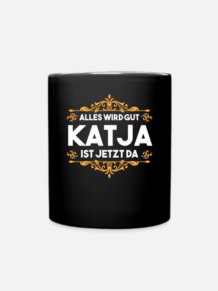 Katja - Tasse einfarbig - Schwarz