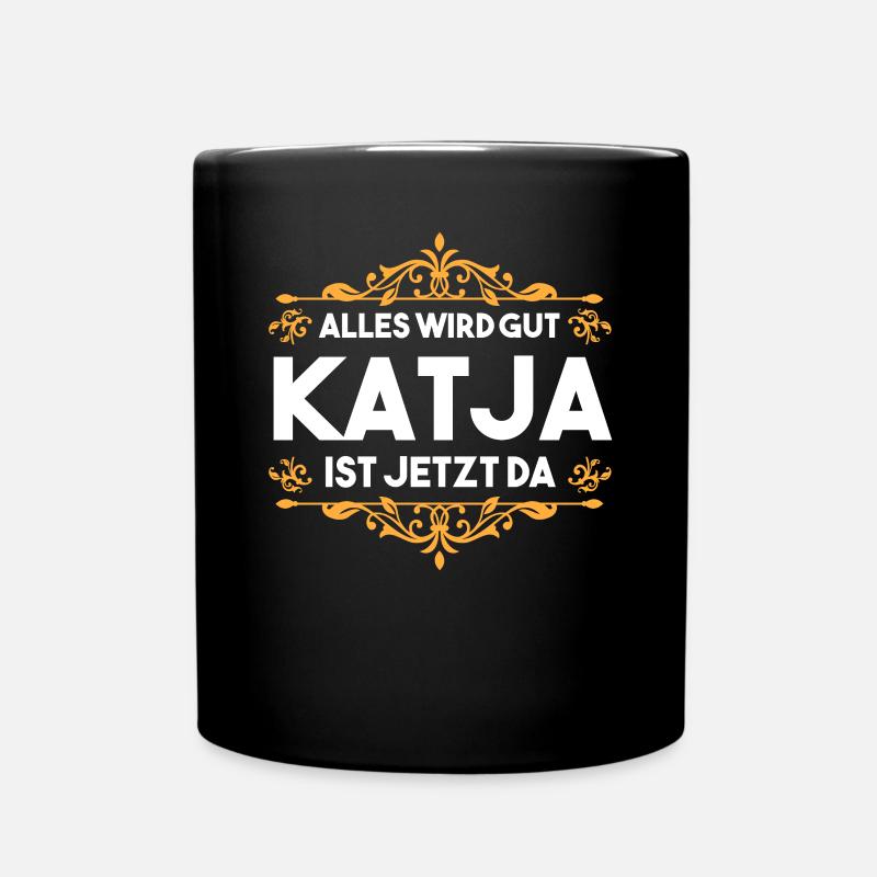 Katja - Tasse einfarbig - Schwarz