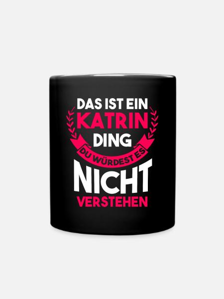 Katrin - Tasse einfarbig - Schwarz