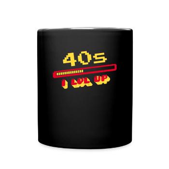 40e anniversaire 40s quarante ans de chargement de bar gaming - Mug uni - noir - Devant