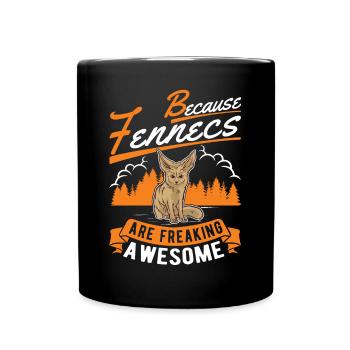 Parce que les Fennecs sont des Fennek impressionnants - Mug uni - noir - Devant