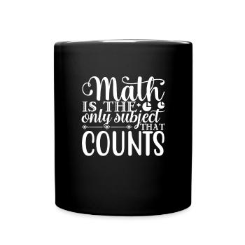 Mathematik Mathelehrer Pi Gleichung - Tasse einfarbig - Schwarz - Vorne