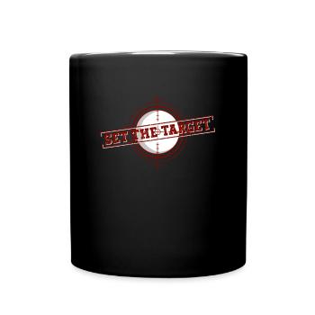 Das Ziel setzen - Boccia-Ball - Tasse einfarbig - Schwarz - Vorne