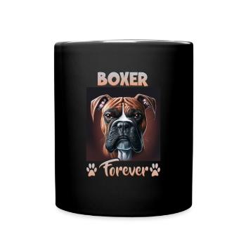 Dog Saying Boxer Design for Dog Lovers - Full Colour Mug - black - Front