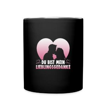 Valentinstag Geschenke Liebhaber Und Paare Designs - Tasse einfarbig - Schwarz - Vorne