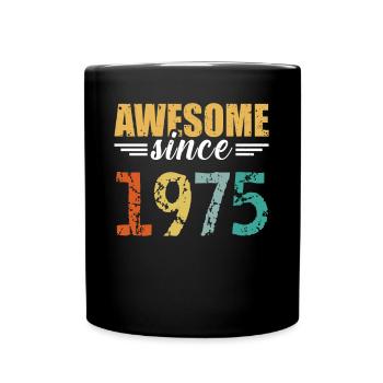 Since 1975: the definition of great! - Full Colour Mug - black - Front