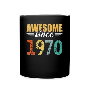 Tout simplement génial depuis 1970 - toujours imbattable - Mug uni - noir - Devant