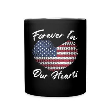 Patriotic Veteran USA Flag American Memorial Day - Mug uni - noir - Devant