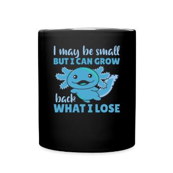 Axolotl Amphibiens Salamandre mignonne axolotl - Mug uni - noir - Devant