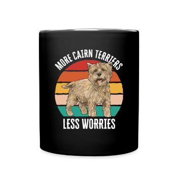 Cairn Terrier Chien - Mug uni - noir - Devant