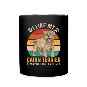 Cairn Terrier Chien - Mug uni - noir - Devant