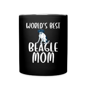 Beagle Gift Beagle Owner - Full Colour Mug - black - Front