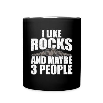 Collectionneur de roches pour hommes femmes Rockhound Geology Roc - Mug uni - noir - Devant