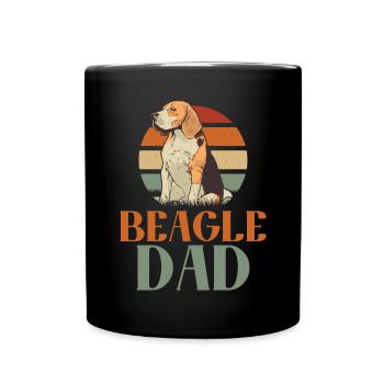 Beagle Gift Beagle Owner - Full Colour Mug - black - Front