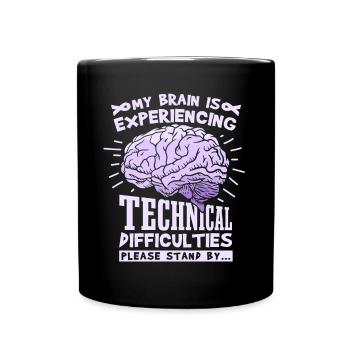 Epilepsy Awareness Warrior - Full Colour Mug - black - Front