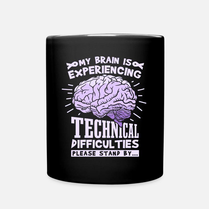 Epilepsie-Bewusstseinskrieger - Tasse einfarbig - Schwarz
