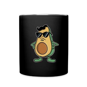 Avocado Sunglasses Cool Funny - Full Colour Mug - black - Front