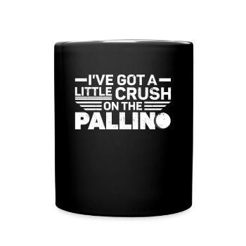 Ich bin ein bisschen in den Pallino verknallt - - Tasse einfarbig - Schwarz - Vorne