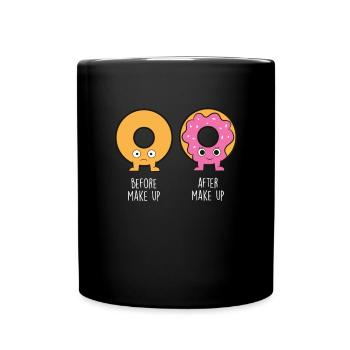 Donuts Food Lover Donut Saying Funny Donuts - Mug uni - noir - Devant