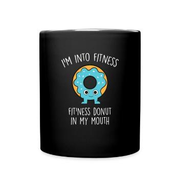Donuts Food Lover Donut Saying Funny Donuts - Mug uni - noir - Devant