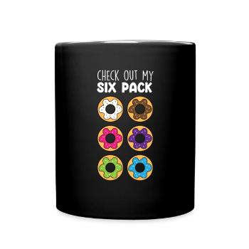 Donuts Food Lover Donut Saying Funny Donuts - Mug uni - noir - Devant