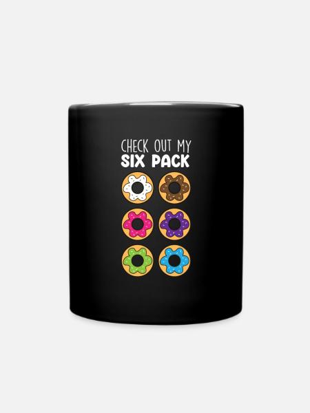 Donuts Food Lover Donut Saying Funny Donuts - Mug uni - noir