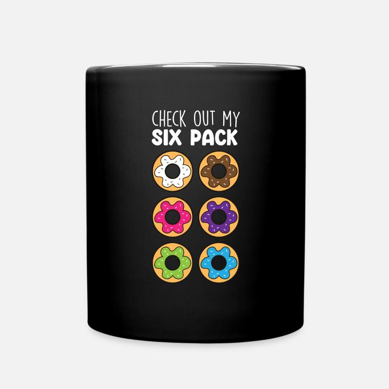 Donuts Food Lover Donut Saying Funny Donuts - Mug uni - noir